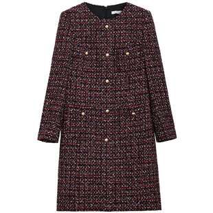 【沈羽洁同款丨马踏春风】LANCY/朗姿2026春新款新年小香风连衣裙