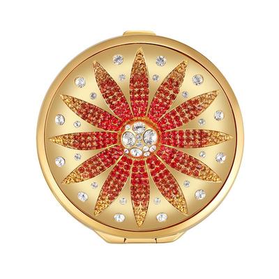 伊泰莲娜合金仿水晶轻奢化妆镜