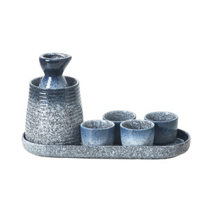 日式日本陶瓷清酒酒具套装温酒器烧酒白酒杯黄酒烈酒小酒盅分酒器