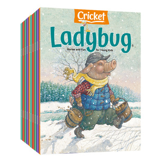 【音频/送家长阅读指南】Ladybug幼儿英语画报打包订购2024/23年3-6岁英语睡前故事阅读蟋蟀童书英文期刊2025年杂志订阅