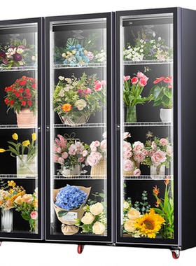 志高风冷无霜鲜花保鲜展示柜