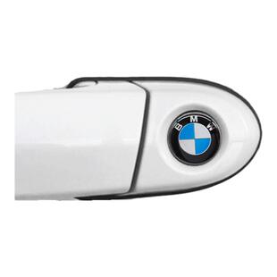 适用于宝马夜光锁眼贴标志5系3系X3X5X1X4X6宝马改装钥匙孔车标贴