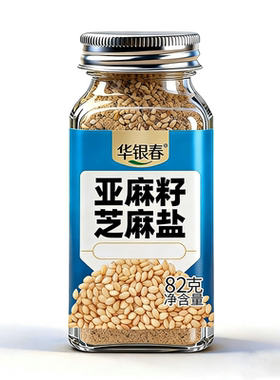亚麻籽芝麻盐官方旗舰店无添加进口调味料沙拉健身轻食夹馒头拌面