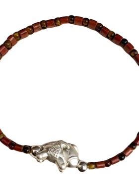 珐琅彩蝴蝶国风新中式手链女轻奢小众高级感设计手饰百搭高贵女潮