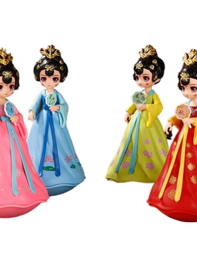 不倒翁礼物古风摆件纪念品小姐姐