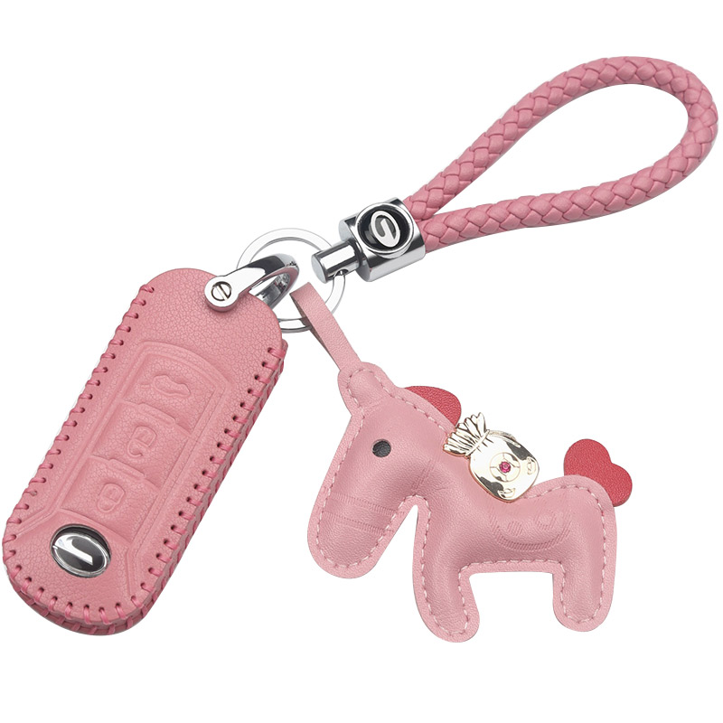 传祺时尚简约豪华真皮钥匙包扣套