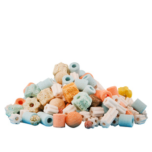 鱼缸过滤材料鱼缸滤材陶瓷环活性炭珊瑚骨火山石水族箱细菌屋净水