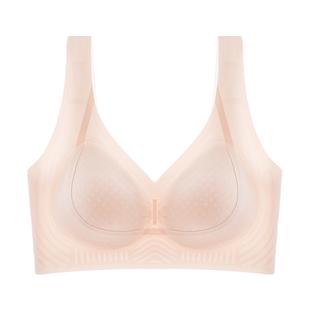 都市丽人粉底液隐形无痕内衣女士小胸聚拢收副乳舒适不勒背心文胸