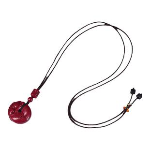 朱砂有求必应招财貔貅平安扣吊坠男挂件项链女本命年护身符男礼物