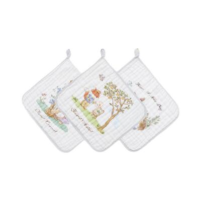 BororoBear小方巾全棉瞬吸泡泡纱