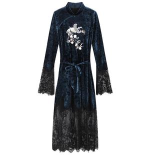 小香风毛呢套装裙女2025新款中国风冬季名媛小个子洋气套裙两件套