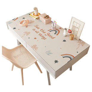 卡通书桌垫写字桌学生皮革盖布桌垫防水防油桌布儿童写字台学习桌