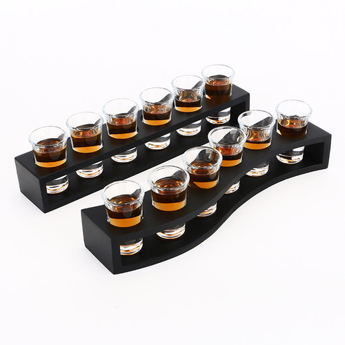 子弹杯白酒杯小酒杯一口杯洋酒杯Shot杯B52鸡尾酒杯杯架酒吧杯子