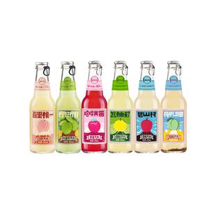 碧山村荔枝青柠蜂蜜柚子梅子白桃果汁气泡饮料汽水
