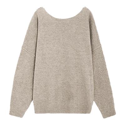 CAN秋季新款气质高级感宽松针织