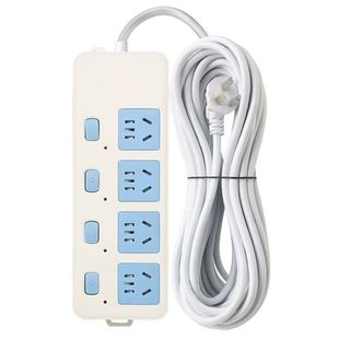 正品纯铜插座家用带线三项插座板带长线拖线板不带线带开关插线板