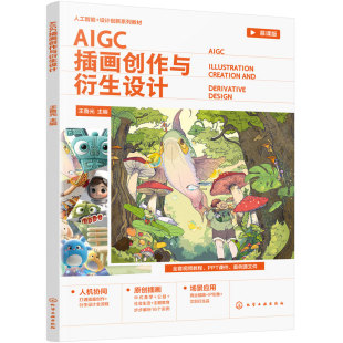 AIGC 插画创作与衍生设计 王鲁光 AI 工具 中式美学 公益主题 PSD 源文件 MOOC 视觉传达设计 数字媒体艺术 艺术设计专业 本科教材
