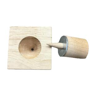 艾塔模具手工实木压制艾塔艾坨锥形艾灸模型艾绒艾柱隔姜灸隔盐灸