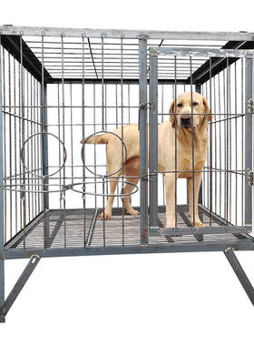 大型犬狗笼子实心钢筋焊接