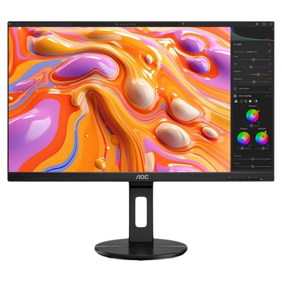 AOC显示器27英寸4K高清IPS