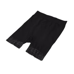 加大加肥丝袜女防勾丝走光夏季薄款黑丝防狼袜带安全裤菠萝袜长筒