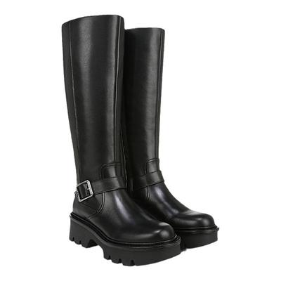 SAM EDELMAN山姆爱德曼冬季高筒复古厚底增高骑士靴长靴女CARTER