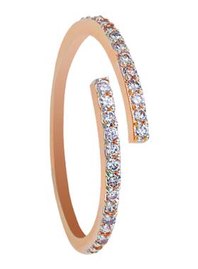 碎银素圈小众时尚轻奢女食指戒