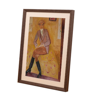 实木大相框挂墙8K素描装裱画框A4证书执照拼图外框定制任意尺寸架