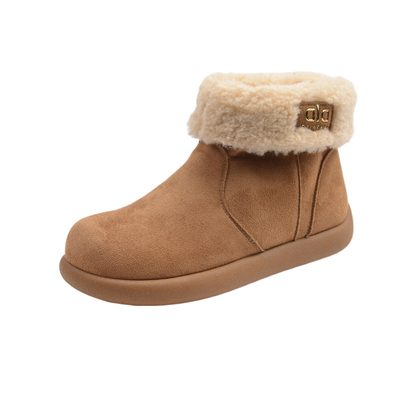 加绒两穿雪地靴女保暖加厚棉鞋