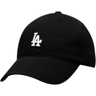 MLB棒球帽软顶运动帽子可调节LA情侣休闲NY鸭舌帽字母帽3ACP7701N