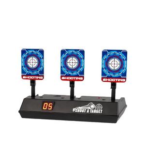 儿童移动射击打靶电子计分儿童对战软弹枪3发射器6岁男孩玩具礼物