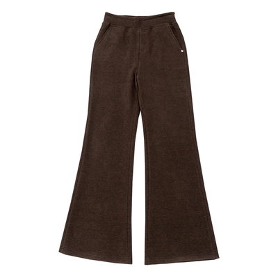 针织加绒修身显瘦喇叭裤