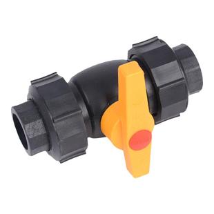 PE双活接钢芯球阀PE热熔球阀阀门 20 25 32 40 50 63