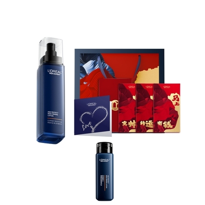 【新年礼物】欧莱雅男士青春肌源紧致乳液面霜淡纹抗老保湿护肤品