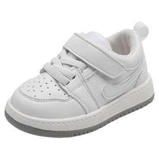 DR.DORA朵拉博士秋季冬款小白鞋男软底宝宝鞋子白色板鞋学步女童