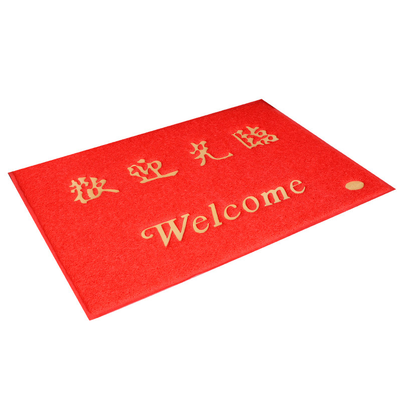 门口欢迎光临门垫商铺地垫定做迎宾地毯进门脚垫店铺商用防滑丝圈
