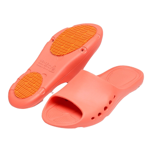 科柔浴室防滑拖鞋女夏洗澡防摔透气速干室内家用凉拖鞋男老人防臭