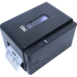 TSC TE244 344标签打印机铜板不干胶服装吊牌合格证贴纸水洗唛300点热转印固定资产哑银条码二维码碳带打印机