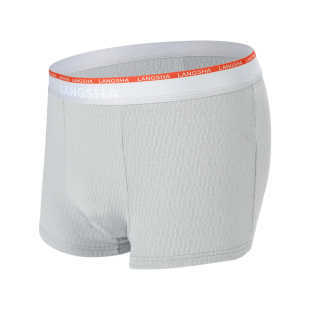 浪莎男士纯棉内裤2026新款抗菌男款平角裤衩男生四角青少年短裤头
