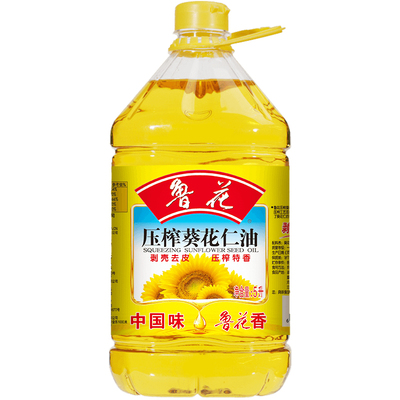 鲁花压榨葵花仁油5L食用油