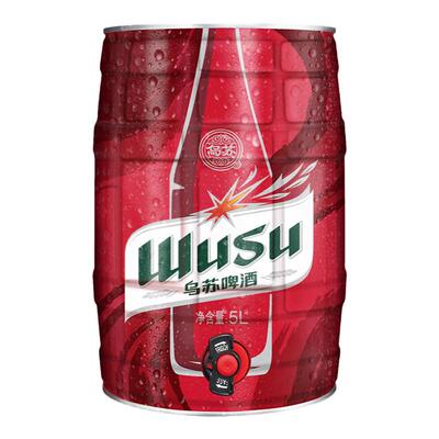 新疆乌苏啤酒5L桶装烈性