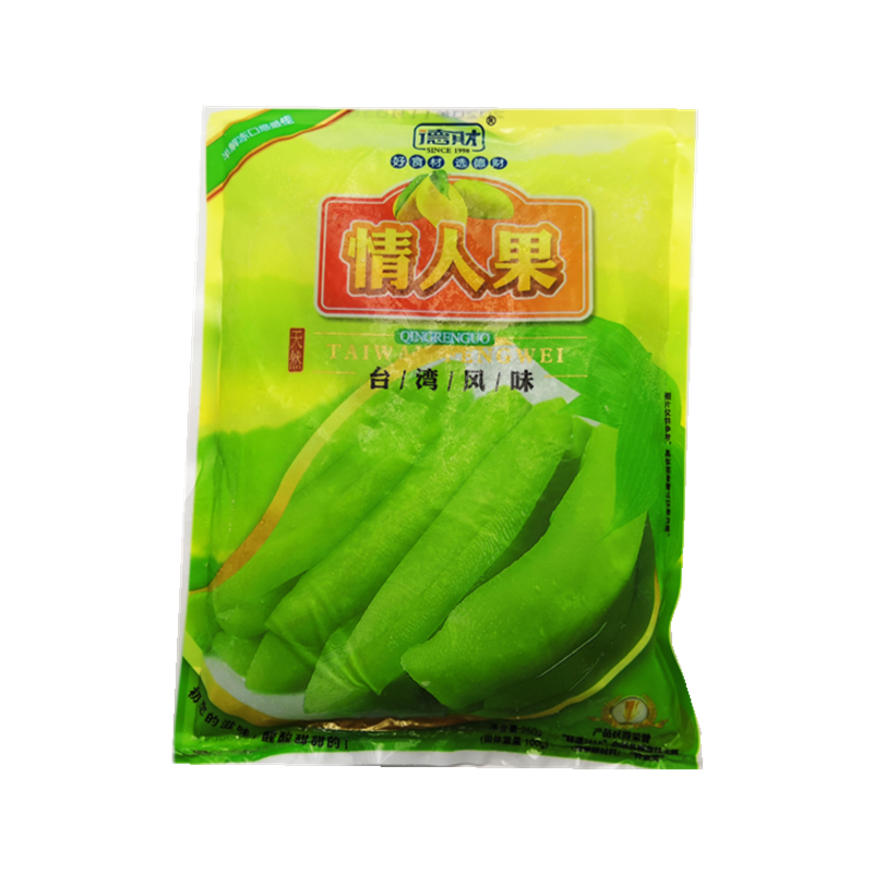 德财冰冻芒果冰鲜新鲜开胃青芒果条情人果台湾风味饭店烧烤酒吧
