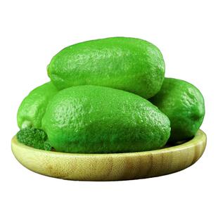 广东香水柠檬新鲜一级果应当季水果海南无籽青柠檬奶茶店专用9斤