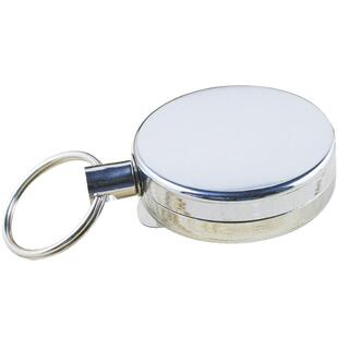 全金属不锈钢钢丝绳伸缩扣收缩绳实用防丢钥匙扣伸缩链证件挂绳