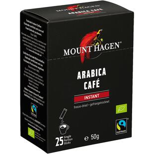 【自营】Mount Hagen黑咖啡速溶美式冻干粉无蔗糖提神0脂纯咖啡