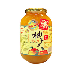 正高岛蜂蜜柚子茶红枣茶芦荟茶生姜茶柚子酱1.15kg韩国进口包邮