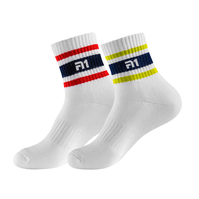 泰昂男中筒网球袜吸汗减震透气