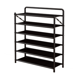 鞋架家用门口多层可折叠简易鞋架柜入户门免安装省空间租房置物架