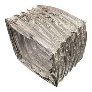 方形 中央空调铝箔软连接风机盘管伸缩保温软管通风管道外机导风