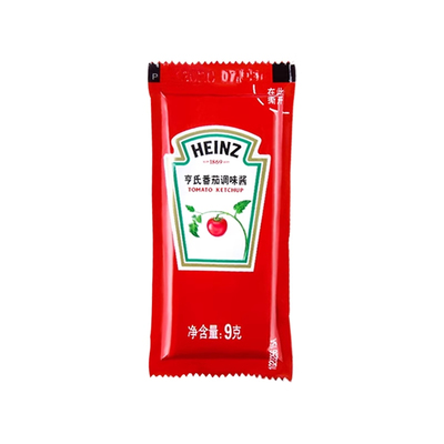 亨氏番茄酱沙司正品9g酱小包装沙拉酱汁家用儿童薯条汉堡炸鸡披萨